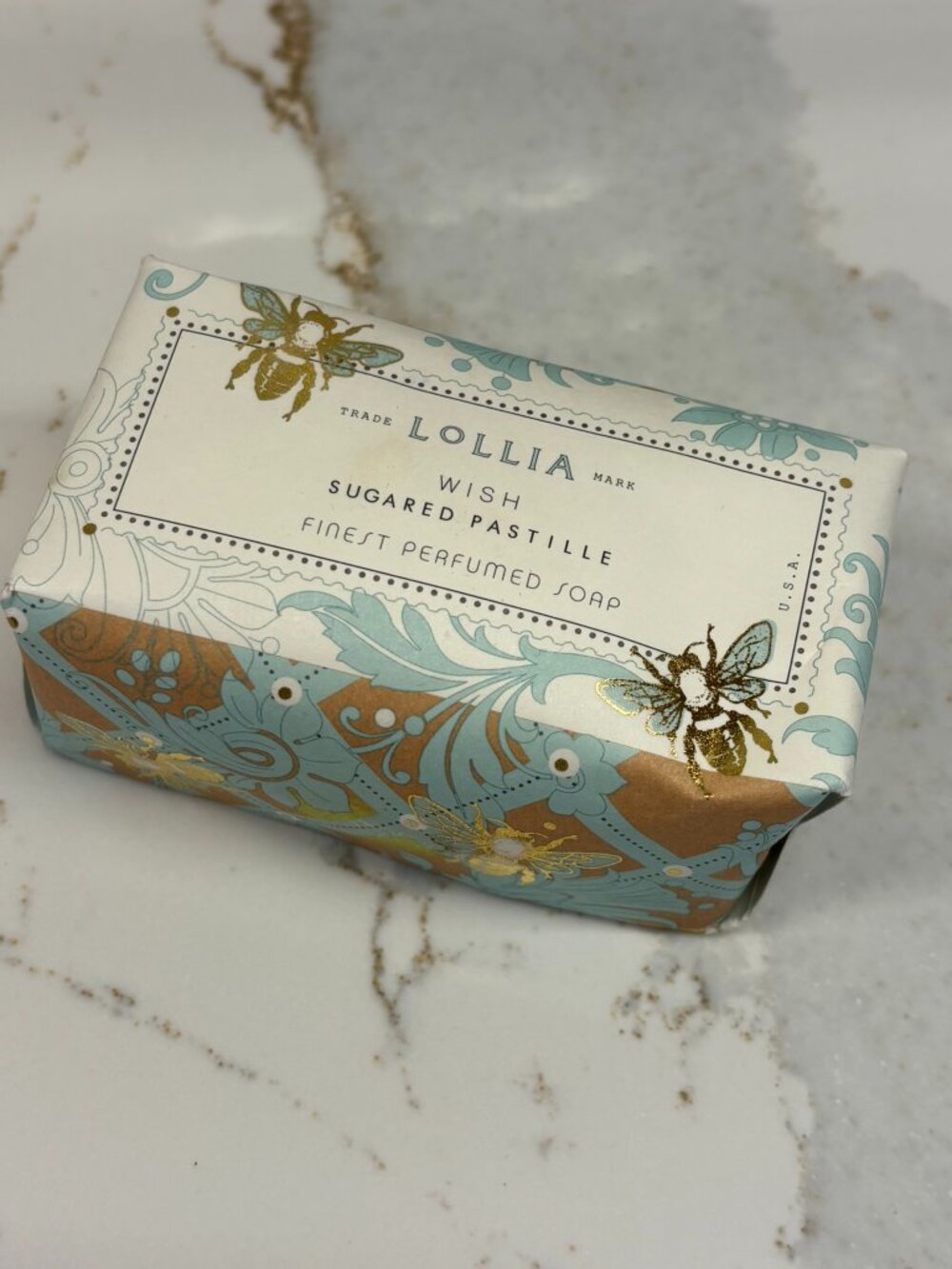 NEW! Lollia MARGOT ELENA WISH SUGARED PASTILLE Finest Perfumed Soap 5oz SCENTED